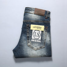 Load image into Gallery viewer, AIRGRACIAS New Fashion Mens Ripped Short Jeans Brand Clothing Bermuda Summer 98% Cotton Shorts Breathable Denim Shorts Male