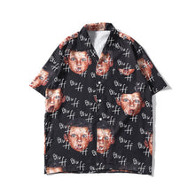 Load image into Gallery viewer, Dark Icon Bluff Boy Full Printing Hip Hop Shirt Street Summer Short Sleeved Men&#39;s Shirts Streetwear Clothing