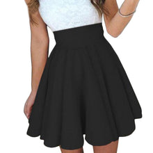 Load image into Gallery viewer, Fashion Pleated Skirt For Women All Reason School Skirt Women Dance Clothing Short Skirts Ball Gown Puff Skirt Black