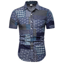 Load image into Gallery viewer, Mens Hawaiian Shirt Male Casual camisa masculina Printed Beach Shirts Short Sleeve brand clothing Free Shipping Asian Size 5XL