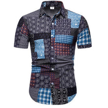 Load image into Gallery viewer, Mens Hawaiian Shirt Male Casual camisa masculina Printed Beach Shirts Short Sleeve brand clothing Free Shipping Asian Size 5XL
