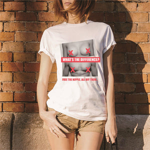 2019 Women T-shirts Summer Cool Tops Casual 3D Big Boobs Sexy Breast Design Print T Shirt Short Sleeve Tshirt Womens Clothing