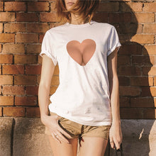 Load image into Gallery viewer, 2019 Women T-shirts Summer Cool Tops Casual 3D Big Boobs Sexy Breast Design Print T Shirt Short Sleeve Tshirt Womens Clothing