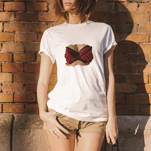 Load image into Gallery viewer, 2019 Women T-shirts Summer Cool Tops Casual 3D Big Boobs Sexy Breast Design Print T Shirt Short Sleeve Tshirt Womens Clothing