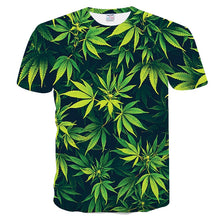 Load image into Gallery viewer, 3d Printed T-shirts Casual Man&#39;s T-shirt Short Sleeve Sweatshirt Clothing Tops 2019 New Fashion Woman Maple leaf natural scenery