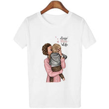 Load image into Gallery viewer, New Arrival 2019 T Shirt Vogue Tee Shirt Korean Fashion Clothing Harajuku Kawaii White Tshirt Super Mom Female T-shirt Mother&#39;s