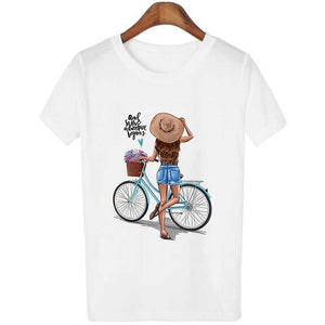 New Arrival 2019 T Shirt Vogue Tee Shirt Korean Fashion Clothing Harajuku Kawaii White Tshirt Super Mom Female T-shirt Mother's